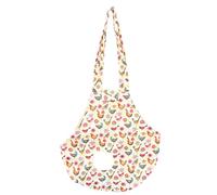 Bolsa de transporte resistente para gallinas, de tela de lona, ideal para paseos por la ciudad y pícnics, mochila compacta de fácil control para aves de corral
