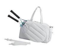 Bolsa De Transporte Tenis Unisex Bolso Hombro Nailon Resistente Agua Diseño Múltiples Bolsillos para Raquetas Pelotas Gimnasio Organizador Equipo Deportivo Espacioso Esencial