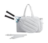 Bolsa De Transporte Tenis Unisex Hombro Nailon Resistente Agua Diseño Múltiples Bolsillos para Raquetas Pelotas Gimnasio Deportes Nailon Ligeros Esenciales