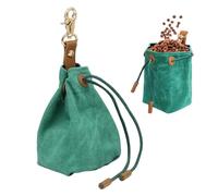 Bolsa de tratamiento para perros, bolsas de tratamiento para mascotas,Bolsa portátil de lona para entrenamiento de perros | Diseño con cordón, bolsa de bocadillos impermeable, bolsa de entrenamiento