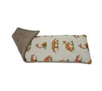 Bolsa de trigo de tela suave para microondas fría o caliente, aroma a lavanda, alivio natural para dolores y dolores, zorros fantásticos