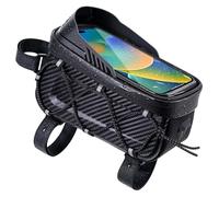Bolsa De Tubo De Bicicleta Portátil De EVA Con Cremallera | Bolsa porta smartphone de bicicleta para guantes, auriculares, llaves y smartphone