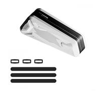 Bolsa de tubo superior de bicicleta 1.8L impermeable para construcción de TPU para montaje en marco de transporte durante viajes urbanos o paseos rurales (blanco)