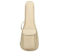 Bolsa de Ukelele, Bolsa de transporte para ukelele a prueba de golpes, de tela Oxford, funda de transporte para ukelele con correa de hombro ajustable, piezas de guitarra (beige)