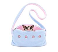 Bolsa de unión de animales pequeños, transportador a prueba de escape para erizos, hurones, hámsters, suave abrazador de criaturas con diseño seguro para unión diaria y viajes