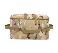 Bolsa de utensilios de camping | Organizador de cubiertos a prueba de agua - Bolsa grande portátil con cremallera para utensilios de campamento para picnic, barbacoa, viajes, aventura, vacaciones