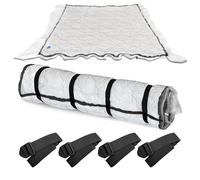 Bolsa de vacío para colchón tamaño Queen/Full para mudanzas y almacenamiento, bolsas de almacenamiento de colchón de látex de espuma viscoelástica, tamaño Full/Queen para colchones de hasta 35,5 cm.
