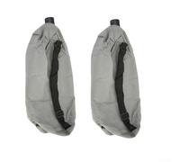 Bolsa de vacío sin polvo para amoladora de pared, máquina de papel de lija autocebante, colector de plástico, piezas de herramientas eléctricas, color gris, 1 paquete (2 piezas)
