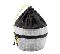 Bolsa de vajilla para campamento: cierre de cordón para campamento, este utensilio de camping proporciona un acceso rápido al organizador de platos portátil flexible para picnics de camping, artículos