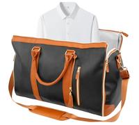 Bolsa De Viaje 2 En 1, Bolsa De Lona Convertible con Compartimento For Zapatos Y Correa De Hombro Ajustable, Bolsas De Lona De Viaje De Gran Capacidad For Hombres Y Mujeres(Black)