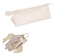 Bolsa de viaje Airwrap de viaje, compatible con Dyson Supersonic y Shark, 37 x 14 cm, bolsa de almacenamiento portátil para secador de pelo con plancha de aire caliente (beige)