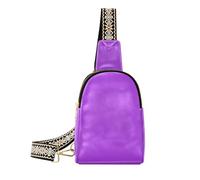 Bolsa de viaje antirrobo de color liso para mujer de color liso, para senderismo, orquídea oscura Color sólido Pure Plain, 1 talla, orquídea oscura Color sólido Pure Plain, 1 talla