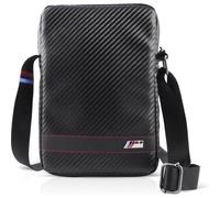 Bolsa de viaje BMW M Collection con rayas negras para iPad Air con efecto carbono (BMCBTBD5BL)