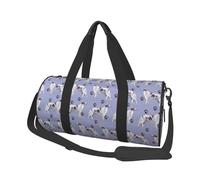 Bolsa de Viaje, Bolsa de Gimnasio, Bolsa de Viaje, Bolsa de Noche, Bolsa de Fin de Semana Deportiva para natación, Yoga,Borzoi y Huellas de Patas