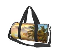 Bolsa de Viaje, Bolsa de Gimnasio, Bolsa de Viaje, Bolsa de Noche, Bolsa de Fin de Semana Deportiva para natación, Yoga,Paisaje del Atardecer del océano