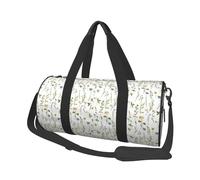 Bolsa de Viaje, Bolsa de Gimnasio, Bolsa de Viaje, Bolsa de Noche, Bolsa de Fin de Semana Deportiva para natación, Yoga,Temporada Acuarelas De Hierbas Flores