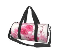 Bolsa de Viaje, Bolsa de Gimnasio, Bolsa de Viaje, Bolsa de Noche, Bolsa de Fin de Semana Deportiva para natación, Yoga,Flores Rosadas