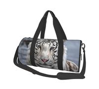 Bolsa de Viaje, Bolsa de Gimnasio, Bolsa de Viaje, Bolsa de Noche, Bolsa de Fin de Semana Deportiva para natación, Yoga,Tigre Blanco
