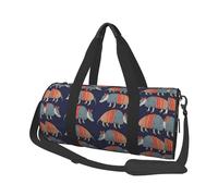 Bolsa de Viaje, Bolsa de Gimnasio, Bolsa de Viaje, Bolsa de Noche, Bolsa de Fin de Semana Deportiva para natación, Yoga,Patrón de Armadillo