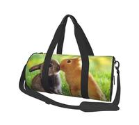 Bolsa de Viaje, Bolsa de Gimnasio, Bolsa de Viaje, Bolsa de Noche, Bolsa de Fin de Semana Deportiva para natación, Yoga,Conejo Amor Impreso
