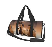 Bolsa de Viaje, Bolsa de Gimnasio, Bolsa de Viaje, Bolsa de Noche, Bolsa de Fin de Semana Deportiva para natación, Yoga,Caballos Corriendo