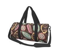 Bolsa de Viaje, Bolsa de Gimnasio, Bolsa de Viaje, Bolsa de Noche, Bolsa de Fin de Semana Deportiva para natación, Yoga,Vaina de Cacao Colorida