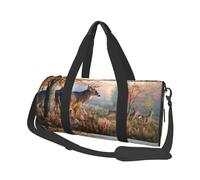Bolsa de Viaje, Bolsa de Gimnasio, Bolsa de Viaje, Bolsa de Noche, Bolsa de Fin de Semana Deportiva para natación, Yoga,Ciervo Lámina artística