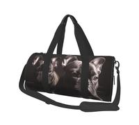 Bolsa de Viaje, Bolsa de Gimnasio, Bolsa de Viaje, Bolsa de Noche, Bolsa de Fin de Semana Deportiva para natación, Yoga,Impresión de Bulldog Francés