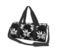 Bolsa de Viaje, Bolsa de Gimnasio, Bolsa de Viaje, Bolsa de Noche, Bolsa de Fin de Semana Deportiva para natación, Yoga,Leontopodio Edelweiss