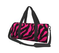 Bolsa de Viaje, Bolsa de Gimnasio, Bolsa de Viaje, Bolsa de Noche, Bolsa de Fin de Semana Deportiva para natación, Yoga,Cebra Negra Rosa