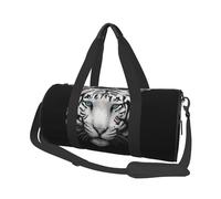 Bolsa de Viaje, Bolsa de Gimnasio, Bolsa de Viaje, Bolsa de Noche, Bolsa de Fin de Semana Deportiva para natación, Yoga,Pupila Azul Tigre Blanco