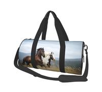 Bolsa de Viaje, Bolsa de Gimnasio, Bolsa de Viaje, Bolsa de Noche, Bolsa de Fin de Semana Deportiva para natación, Yoga,Caballo Blanco