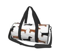 Bolsa de Viaje, Bolsa de Gimnasio, Bolsa de Viaje, Bolsa de Noche, Bolsa de Fin de Semana Deportiva para natación, Yoga,Perros Salchicha Weiner Impresos