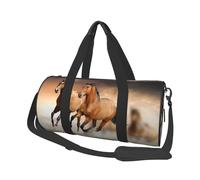 Bolsa de Viaje, Bolsa de Gimnasio, Bolsa de Viaje, Bolsa de Noche, Bolsa de Fin de Semana Deportiva para natación, Yoga,Impresión de Caballo Corriendo