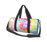 Bolsa de Viaje, Bolsa de Gimnasio, Bolsa de Viaje, Bolsa de Noche, Bolsa de Fin de Semana Deportiva para natación, Yoga,Remolino en Espiral de Arco Iris Tie Dye