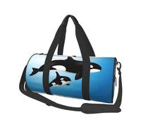 Bolsa de Viaje, Bolsa de Gimnasio, Bolsa de Viaje, Bolsa de Noche, Bolsa de Fin de Semana Deportiva para natación, Yoga,Orcas