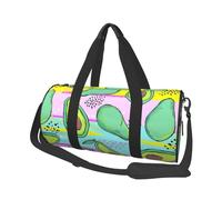 Bolsa de Viaje, Bolsa de Gimnasio, Bolsa de Viaje, Bolsa de Noche, Bolsa de Fin de Semana Deportiva para natación, Yoga,Aguacate Dibujo Mano Colorido