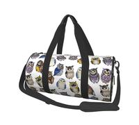 Bolsa de Viaje, Bolsa de Gimnasio, Bolsa de Viaje, Bolsa de Noche, Bolsa de Fin de Semana Deportiva para natación, Yoga,Búhos Lindos Acuarela