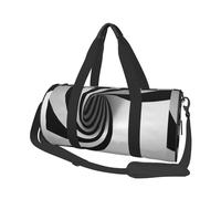 Bolsa de Viaje, Bolsa de Gimnasio, Bolsa de Viaje, Bolsa de Noche, Bolsa de Fin de Semana Deportiva para natación, Yoga,Remolino de círculo Abstracto Impreso