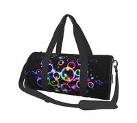 Bolsa de Viaje, Bolsa de Gimnasio, Bolsa de Viaje, Bolsa de Noche, Bolsa de Fin de Semana Deportiva para natación, Yoga,Burbujas Arcoiris
