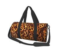 Bolsa de Viaje, Bolsa de Gimnasio, Bolsa de Viaje, Bolsa de Noche, Bolsa de Fin de Semana Deportiva para natación, Yoga,Patrón de Pan de Pretzels