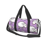 Bolsa de Viaje, Bolsa de Gimnasio, Bolsa de Viaje, Bolsa de Noche, Bolsa de Fin de Semana Deportiva para natación, Yoga,Patrón de ovejas de Dibujos Animados Lindo