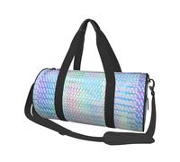 Bolsa de Viaje, Bolsa de Gimnasio, Bolsa de Viaje, Bolsa de Noche, Bolsa de Fin de Semana Deportiva para natación, Yoga,Holograma Colorido del Color del Arco Iris holográfico