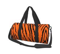 Bolsa de Viaje, Bolsa de Gimnasio, Bolsa de Viaje, Bolsa de Noche, Bolsa de Fin de Semana Deportiva para natación, Yoga,Leopardo Tigre Naranja