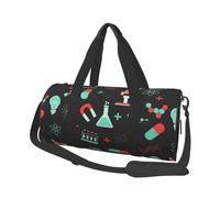 Bolsa de Viaje, Bolsa de Gimnasio, Bolsa de Viaje, Bolsa de Noche, Bolsa de Fin de Semana Deportiva para natación, Yoga,Patrones de Ciencia y química Verde