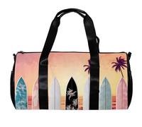 Bolsa de viaje, bolsa de gimnasio para hombre, bolsa de gimnasio para mujer, palmera tropical floral, bolsa de deporte