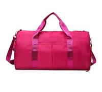 Bolsa De Viaje Bolsa de Viaje Gran Capacidad con separación artículos húmedos y Secos for Viajes Ocio, Fitness, natación, Yoga Deportes transfronterizos(Rose Red)
