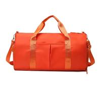 Bolsa De Viaje Bolsa de Viaje Gran Capacidad con separación artículos húmedos y Secos for Viajes Ocio, Fitness, natación, Yoga Deportes transfronterizos(Orange)