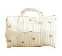 Bolsa de Viaje Bolsa Ligera para mamá Bolsas de Fin de Semana Bordadas para Mujeres con Correa para el Hombro Desmontable de Mano para artículos Esenciales de Viaje Bolsas de hospita.