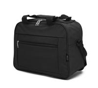 Bolsa de Viaje Cabina 40x30x20 cm, Equipaje de Mano Apto Vueling, Bolso de Viaje Resistente de poliéster, Bolsa de Deporte y Gimnasio 24L Cabin Bag Carry On, VOYAN ALB Negro